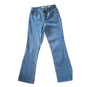 Jones New York Woman Light Blue Boot Stretch Jeans Size 4